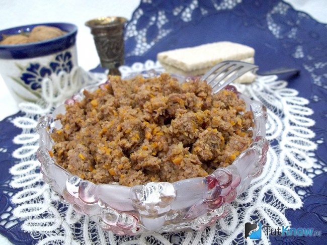 Готовая начинка для пирогов из куриных желудков