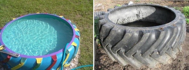 Основа-покрышка для изготовления пруда