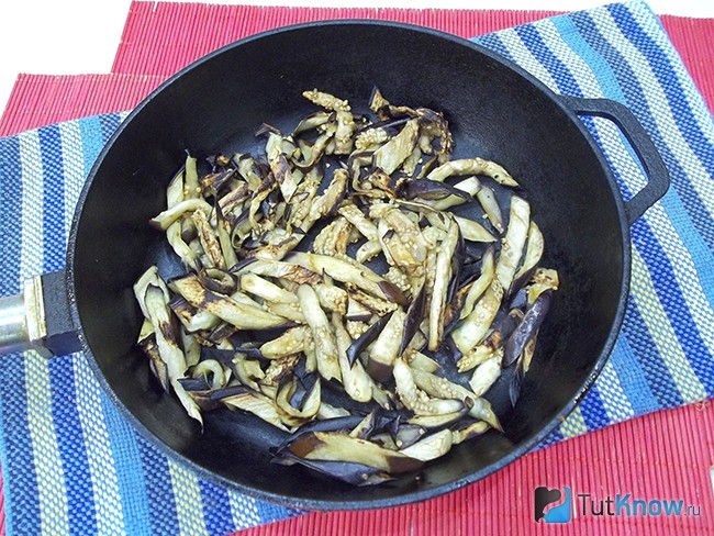 Баклажаны прожарены