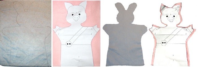 Изготовление куклы-перчатки по выкройке