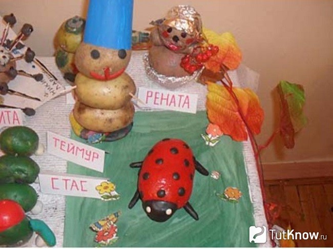 Поделки из картошки