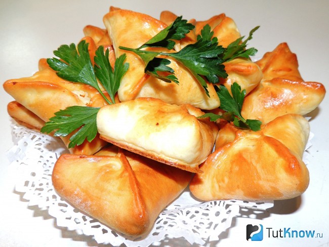 Самса с тыквой и мясом