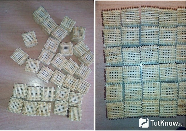 30 заготовок из спичек
