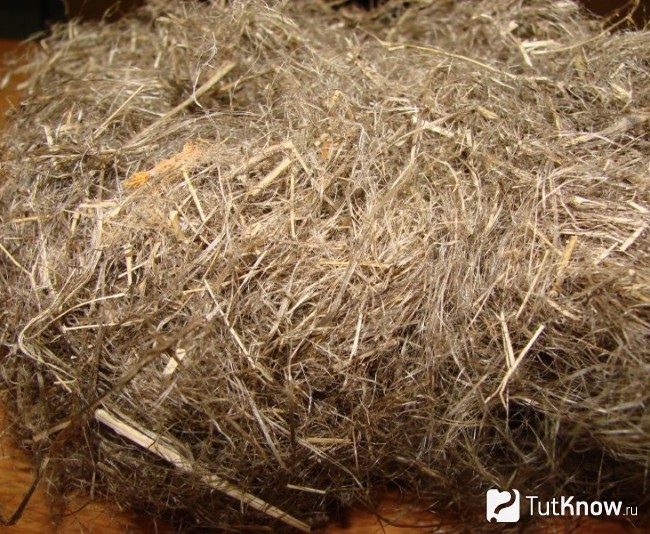 Пакля из джута и льна