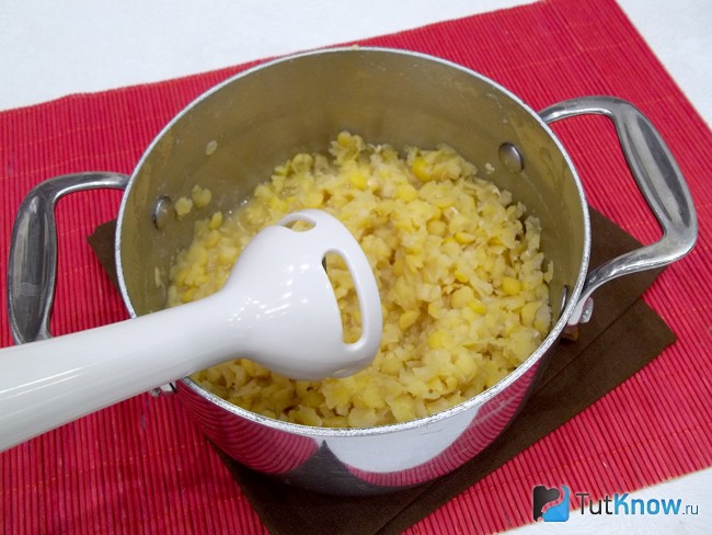 Горох пюрирован