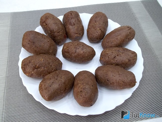 Сформировано пирожное