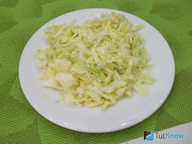 Капуста нашинкована