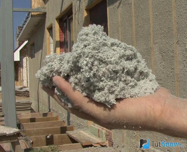 Ручной монтаж эковаты