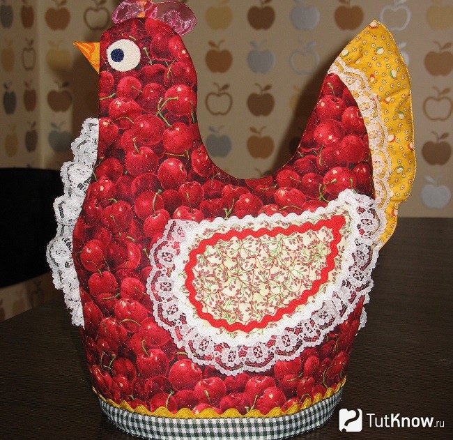 Курочка для чайника