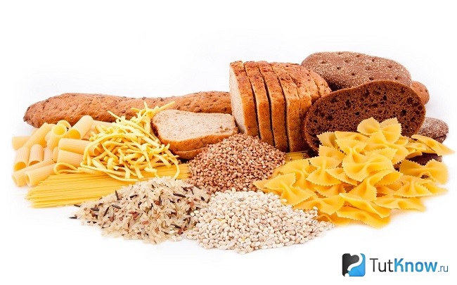 Продукты, содержащие углеводы