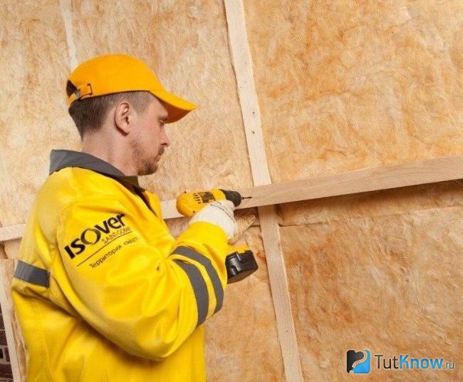 Теплоизоляция внутренних стен минватой