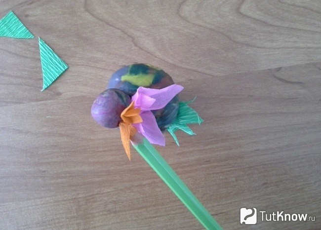 Создание середины цветка