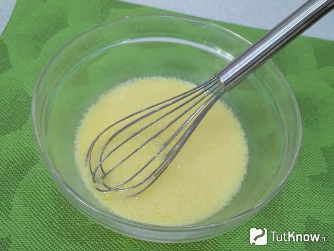 Продукты размешаны
