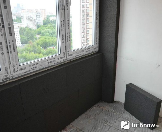 Утепление стен изнутри пеностеклом