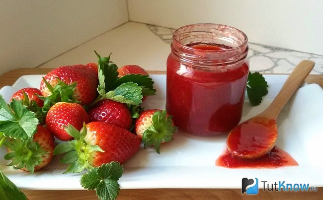 Клубничная кашица