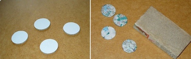 Картонные колёса для тележки