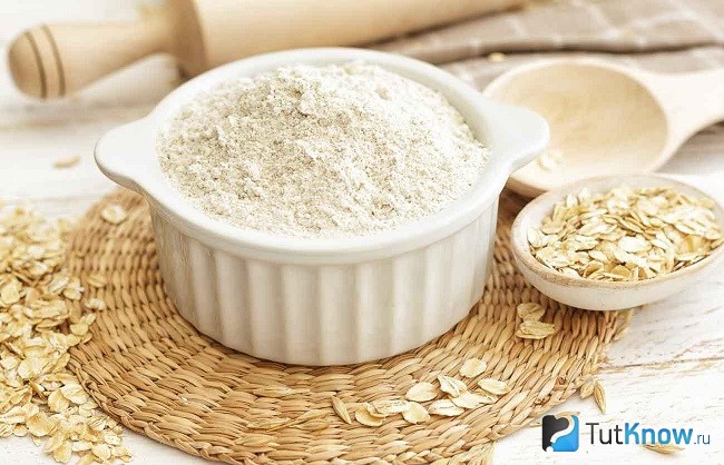 Овсяная мука для масок