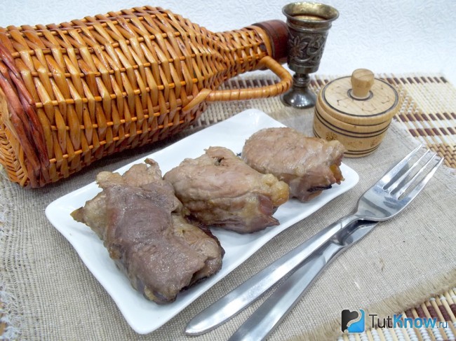 Готовые крученики с грибами