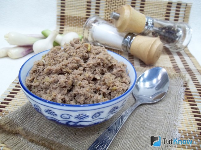 Готовая мясная начинка для блинов