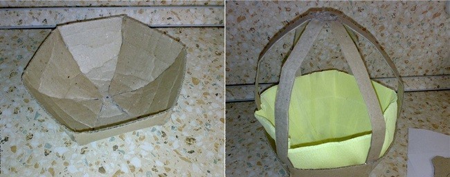Картонная основа для кареты