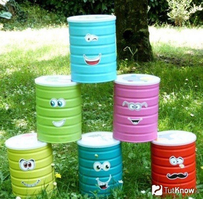 Игра из жестяных банок