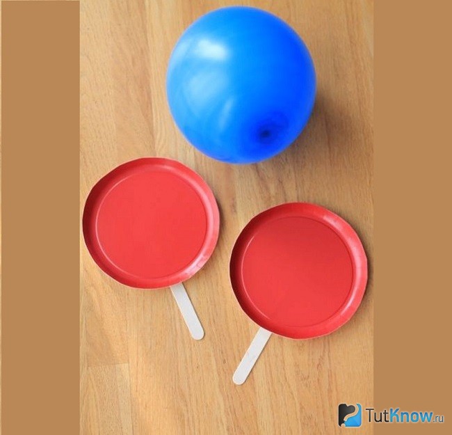 Игрушки из пластиковых тарелок