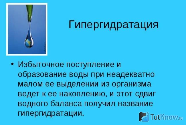 Справка о гипергидратации