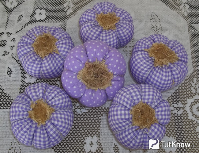 Чеснок из ткани