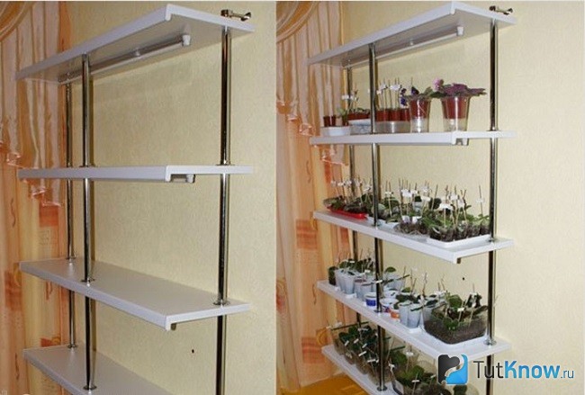 Пластиковая этажёрка для цветов