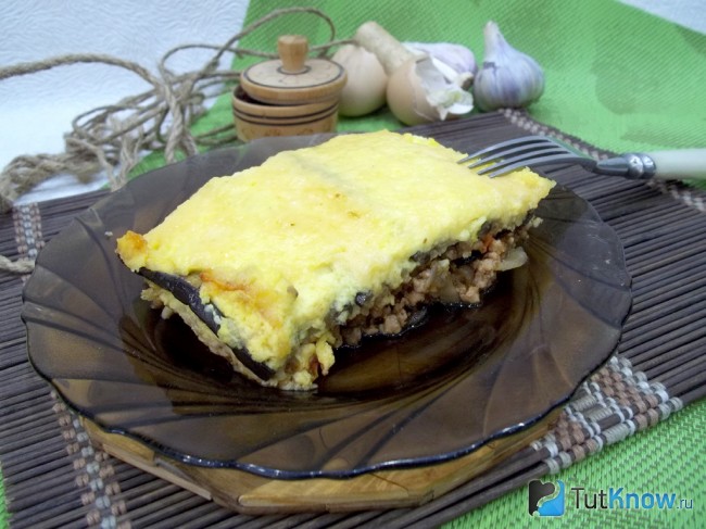 Готовая греческая мусака