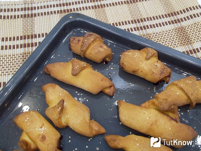 Рогалики испечены
