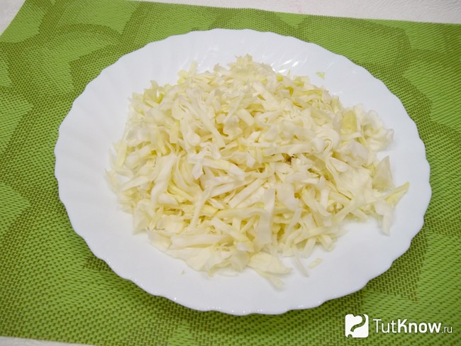 Капуста нашинкована