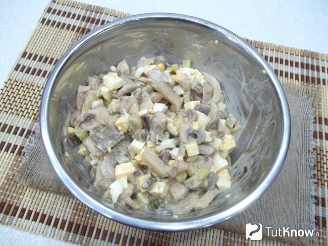 Продукты перемешаны