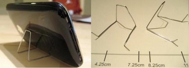 Подставка для смартфона корпуса из скрепки