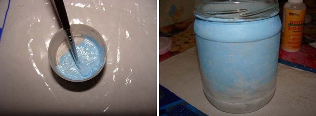 Окрашивание банки