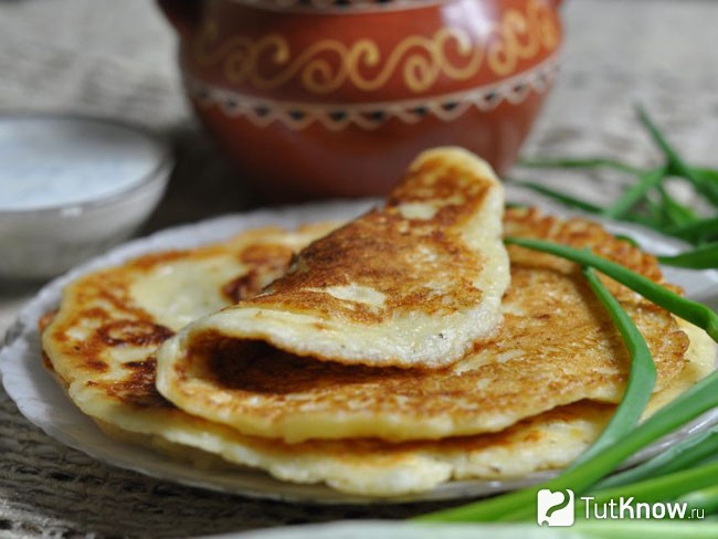 Картофельные блины с начинкой