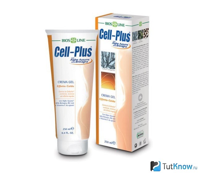 Cell-Plus охлаждающий антицеллюлитный крем-гель