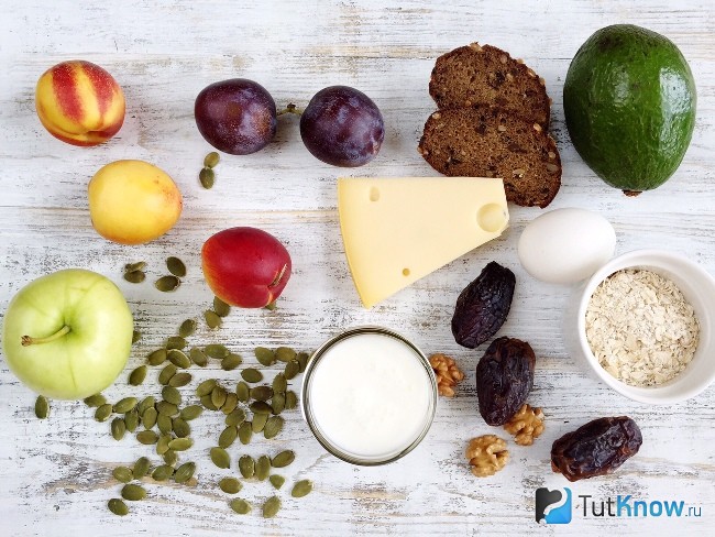 Продукты для перекусов