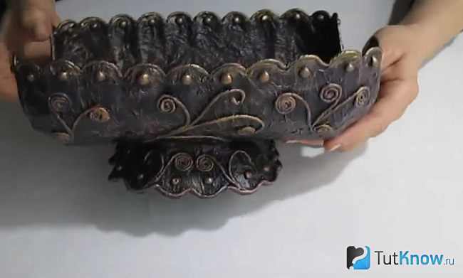 Хлебница из пластиковой бутылки