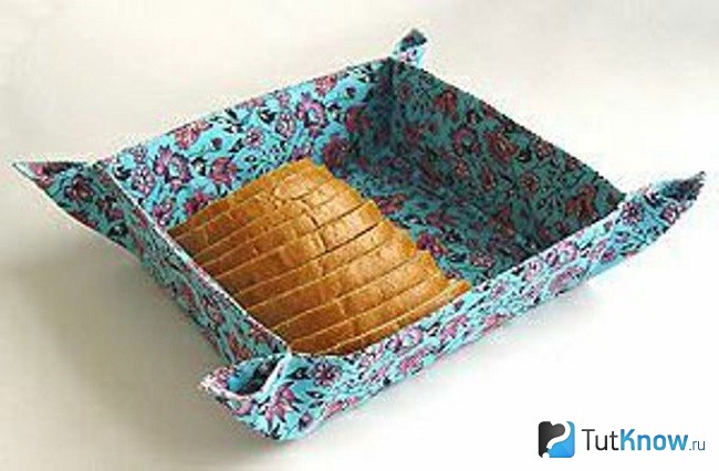 Декорированная хлебница из картона