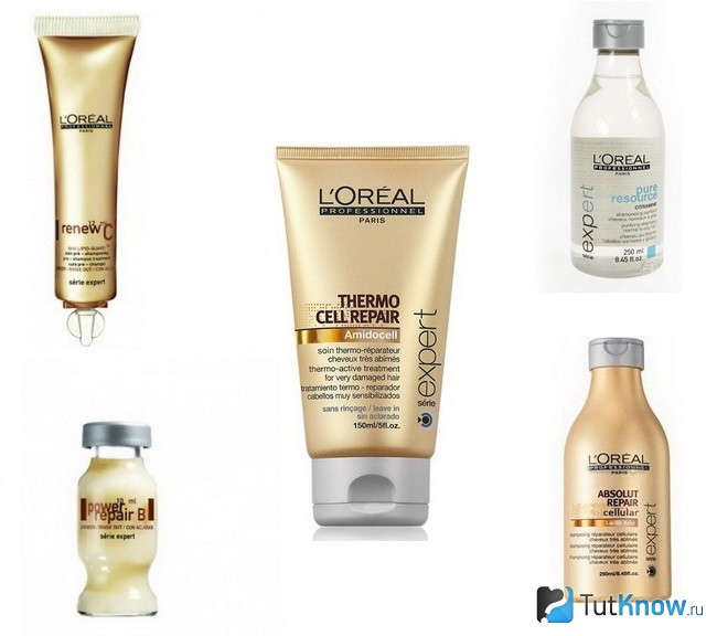 Средства для молекулярного глянцевания волос от L’Oreal
