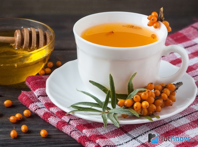 Облепиховый чай с медом