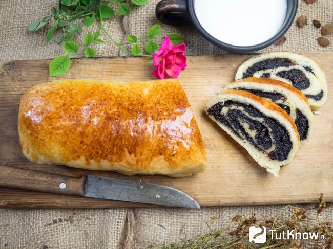 Рулет с маком