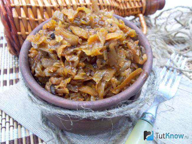 Готовая начинка из капусты для пирожков