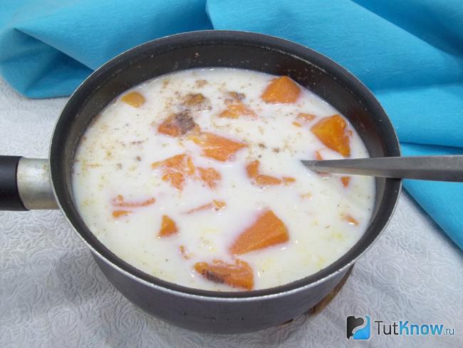 Продукты залиты водой