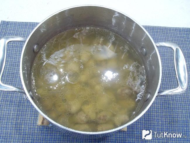 Сердечки варятся