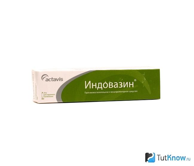 Индовазин гель