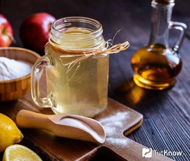 Яблочный уксус с содой для похудения