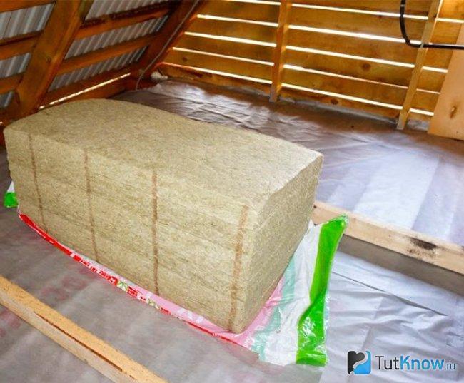 Теплоизоляция перекрытия каменной ватой