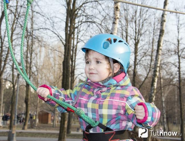 Занятие для преодоления акрофобии у ребенка